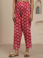 Navdana Pink Oversized Tie-Dye Print Co-ord Set with Pants-RANGILI