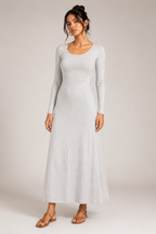 Navdana Everyday Tshirt Maxi Dress With Corset Back - JUNE