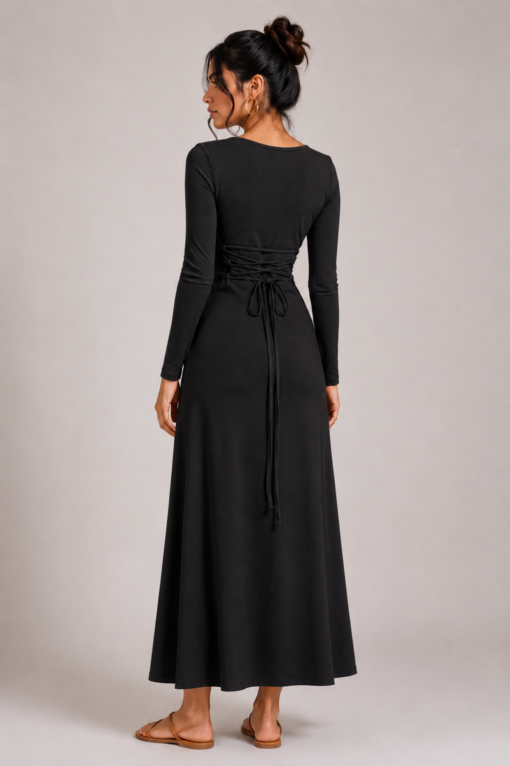 Navdana Everyday Tshirt Maxi Dress With Corset Back - JENNY