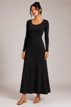 Navdana Everyday Tshirt Maxi Dress With Corset Back - JENNY