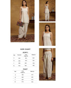 Navdana Sleeveless Kurti & Farshi Salwar Set- CHANDANI