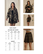 Navdana Black Co-ord Set with Maple Motif (2 Piece Set) - MAPLE