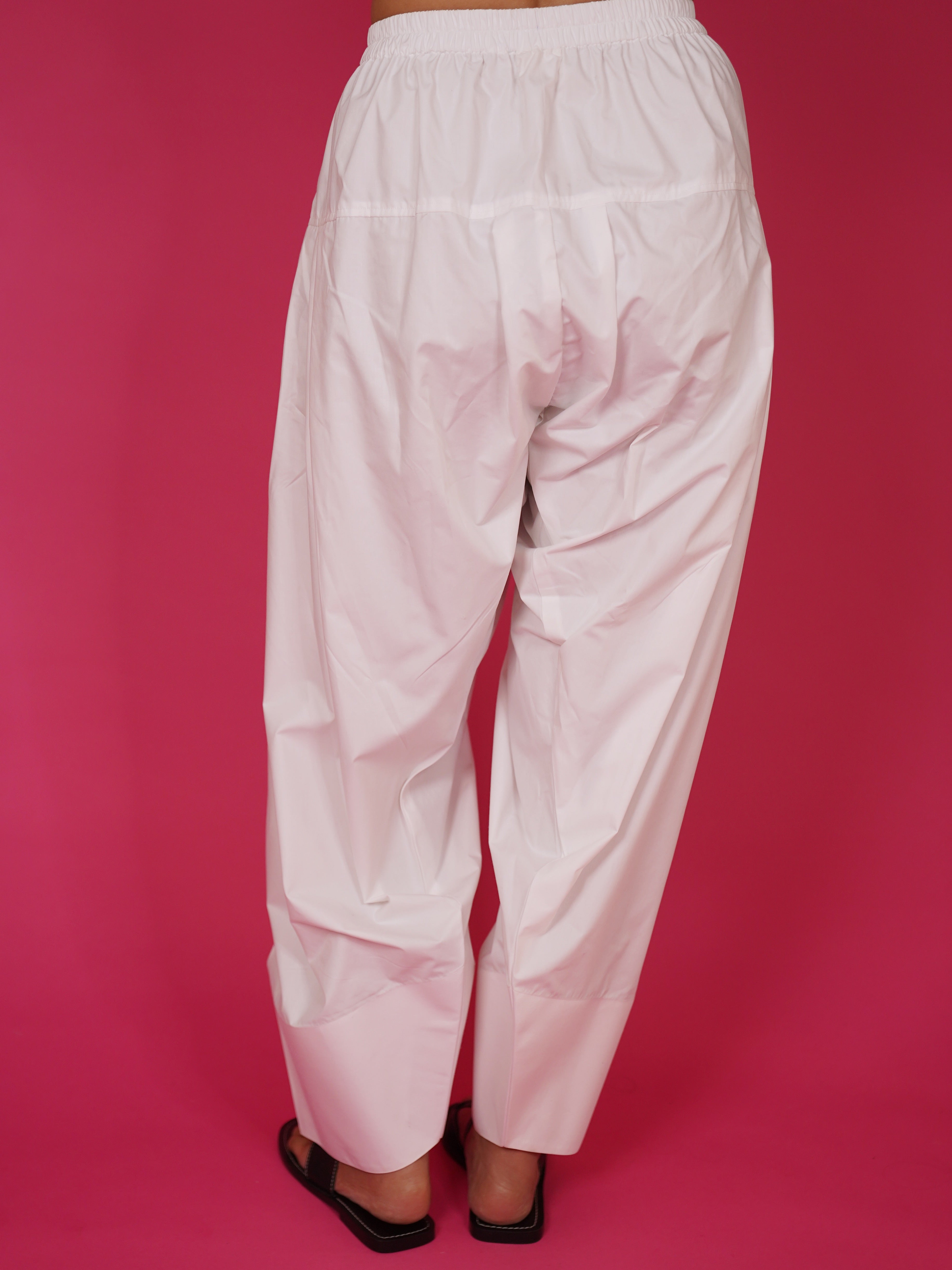 Navdana White Cotton Farshi Salwar – Saba