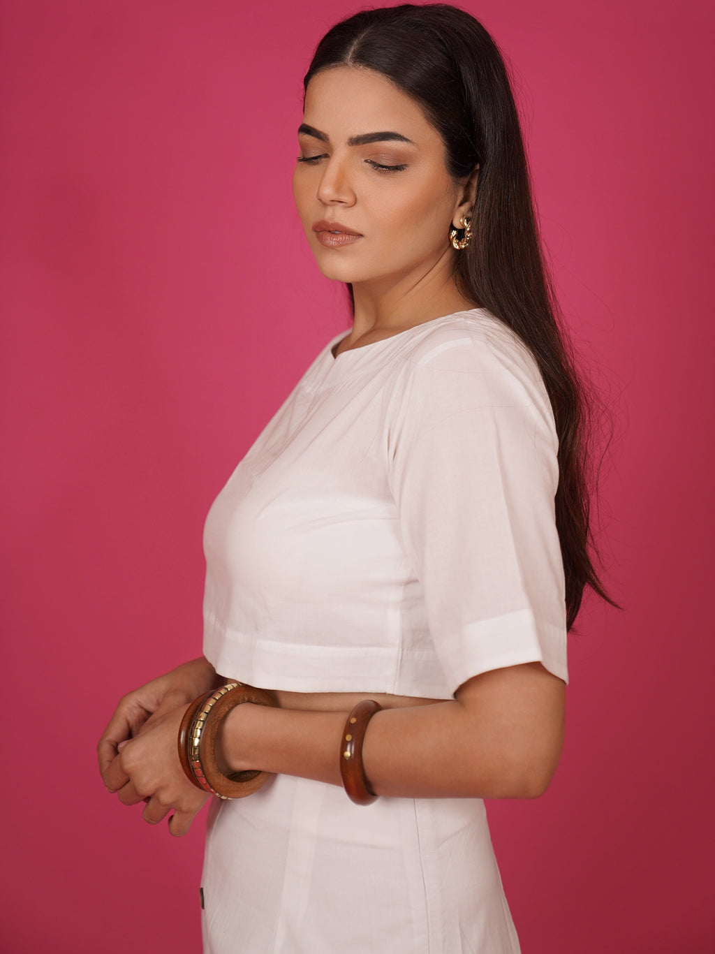 Navdana White Crop Top & Skirt Travel Set – Sicily