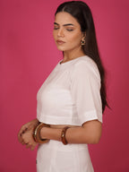 Navdana White Crop Top & Skirt Travel Set – Sicily